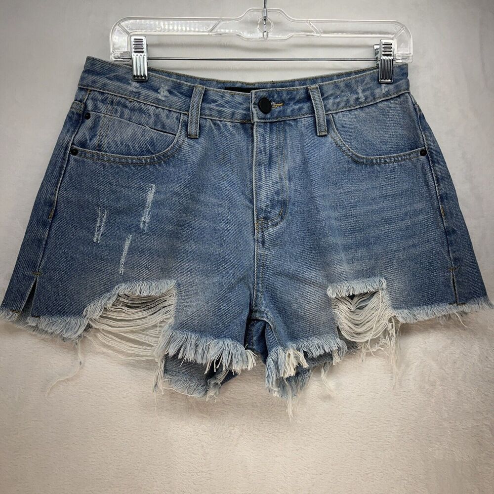 Denim X‎ AC For AG Wang Shorts Women’s Sz XL Cutoff Blue NWT